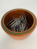 Small Mahogany Bowl with Epoxy Inlay