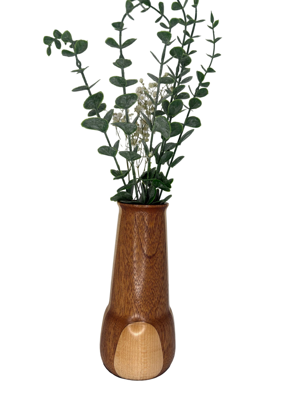 Small Maple & Mahogany Vase