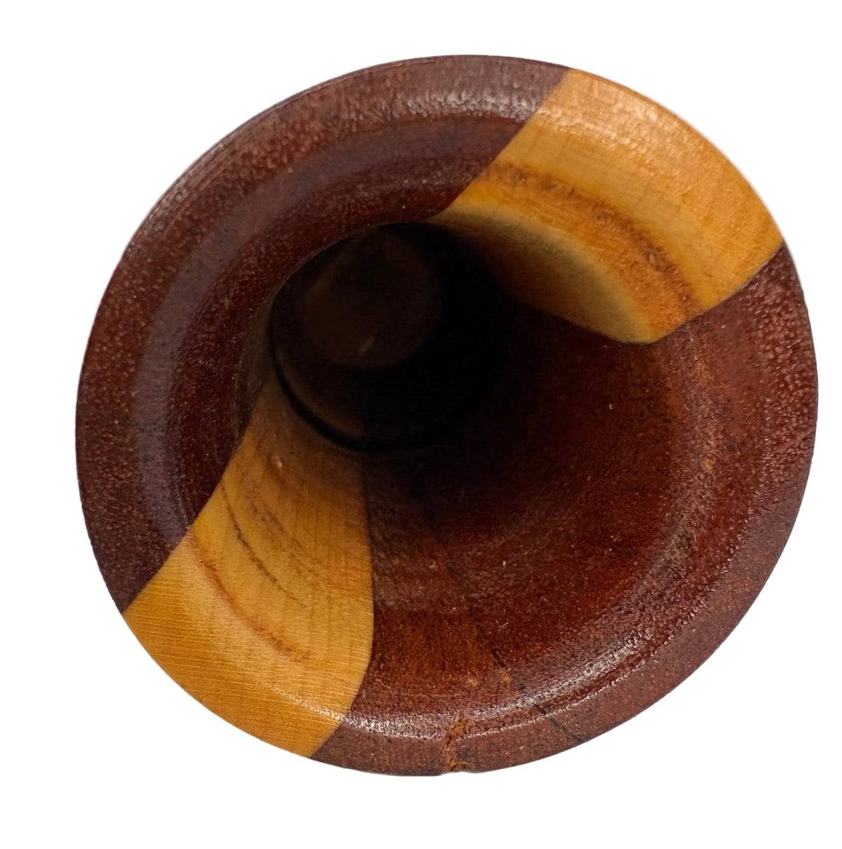 Small Maple & Mahogany Vase