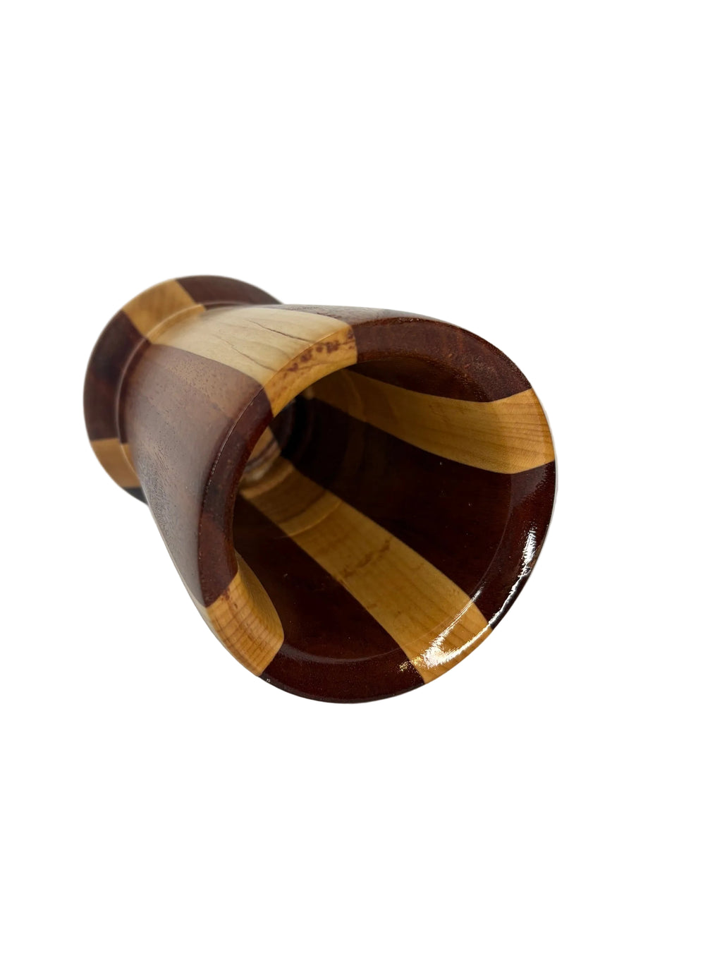 Maple & Mahogany wide mouth vase