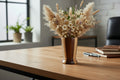 Maple & Mahogany wide mouth vase