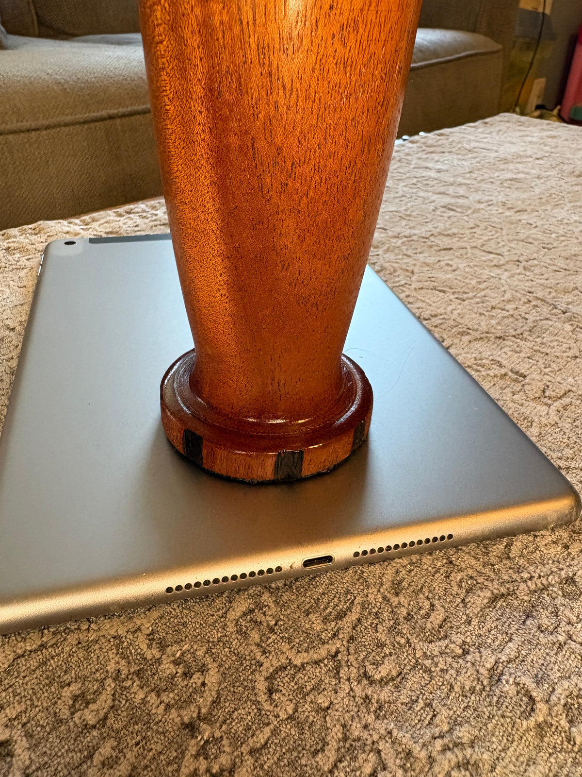 Mahogany vase
