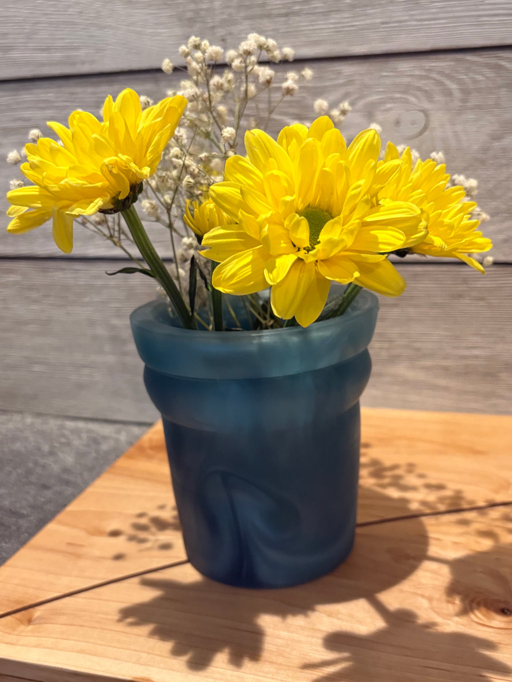 Blue-green Epoxy Pot