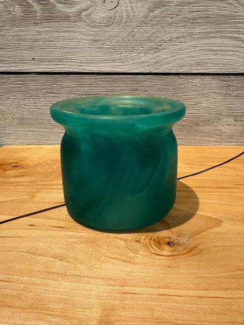 Emerald Green Epoxy Pot