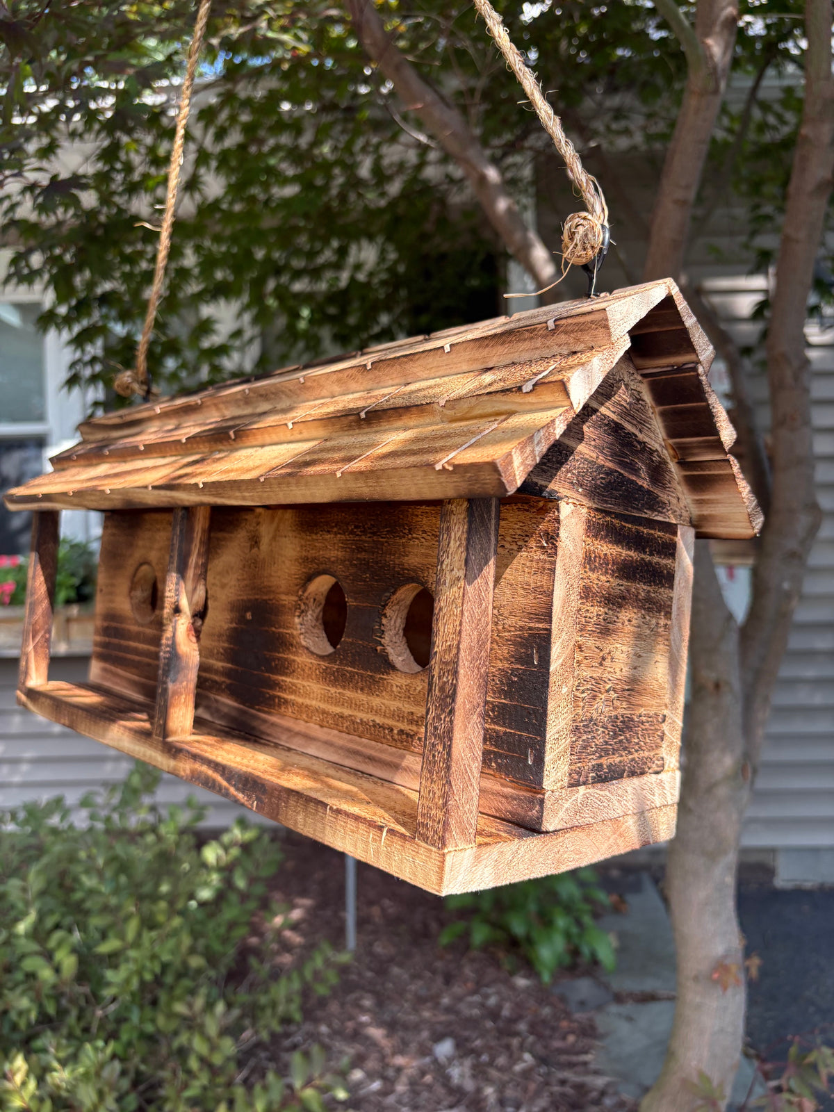 Cedar Bird House "Condo"