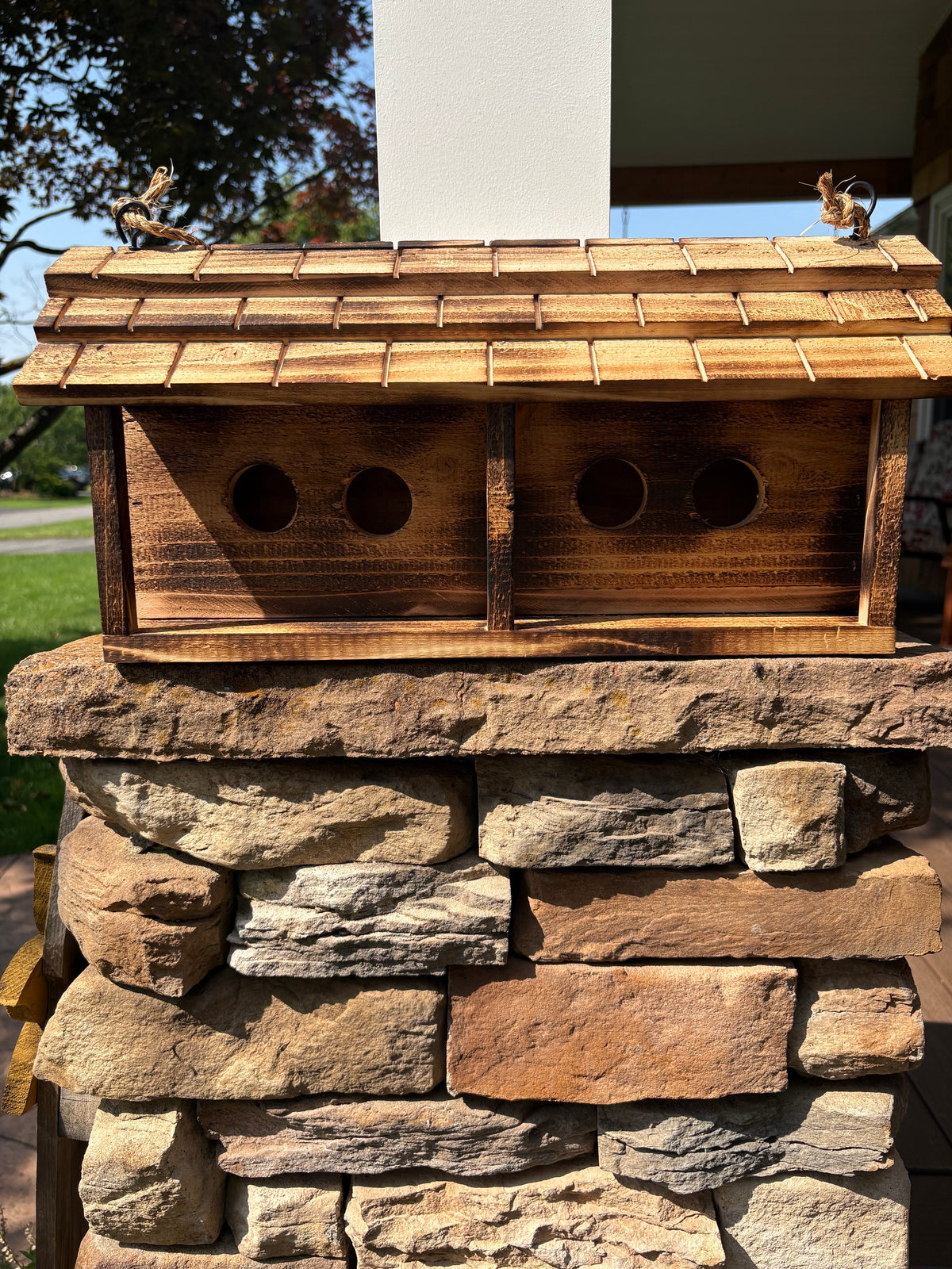 Cedar Bird House "Condo"