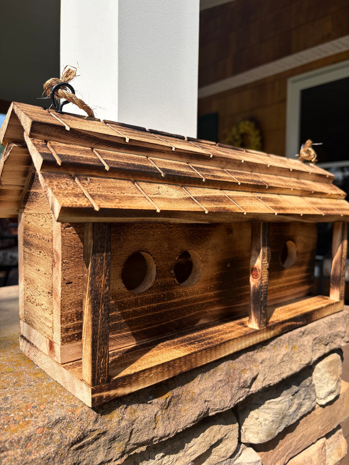 Cedar Bird House "Condo"