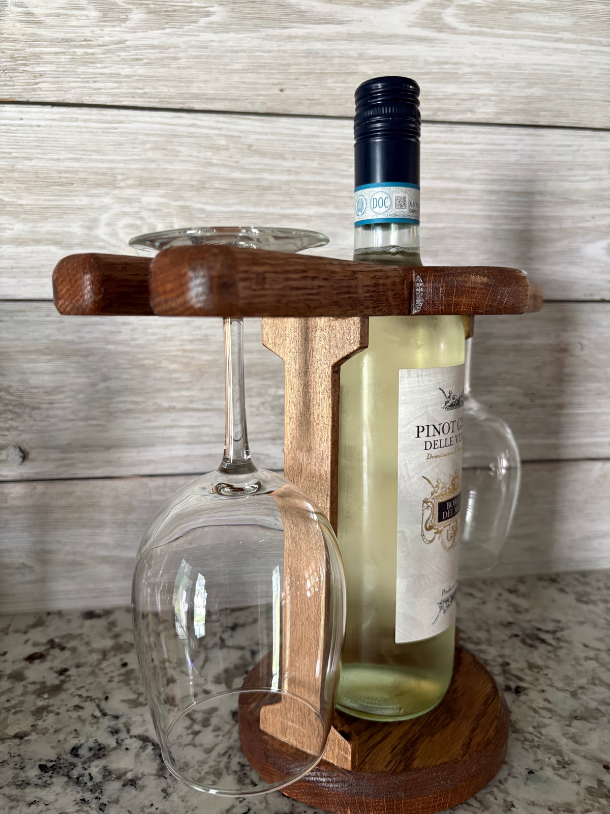 Oak & Poplar Wine Caddy