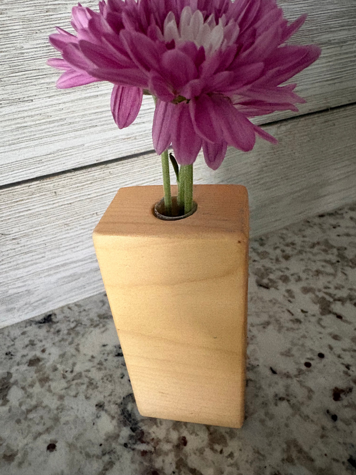 Hand-Burned Botanical & Wildlife Pine Bud Vases
