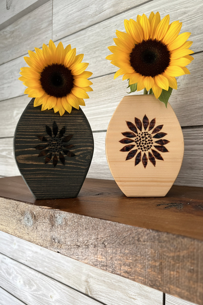 Sunflower Bud Vases