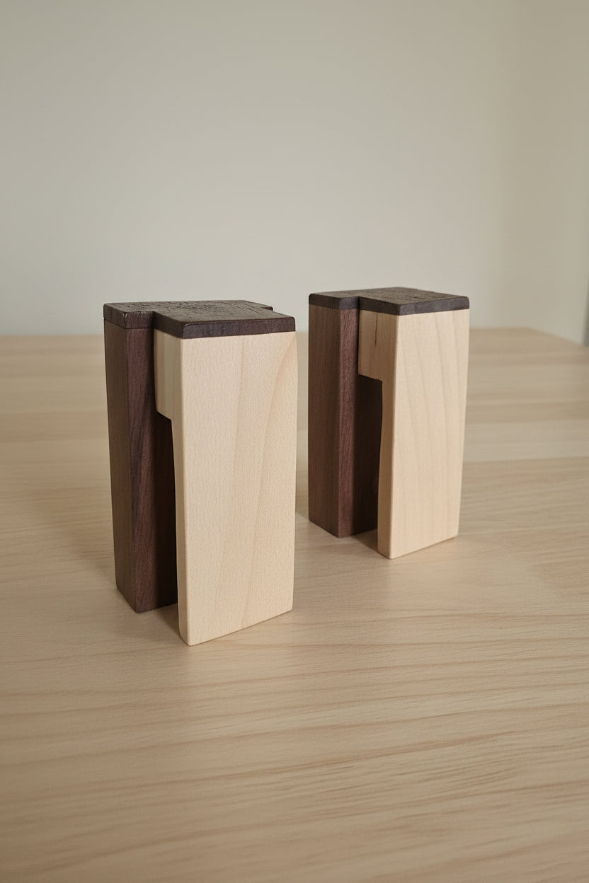 Handcrafted Wooden Marble-Catch Towel Holder