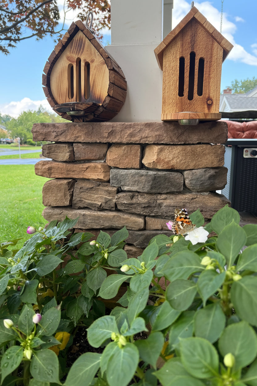 Handcrafted Cedar Butterfly House