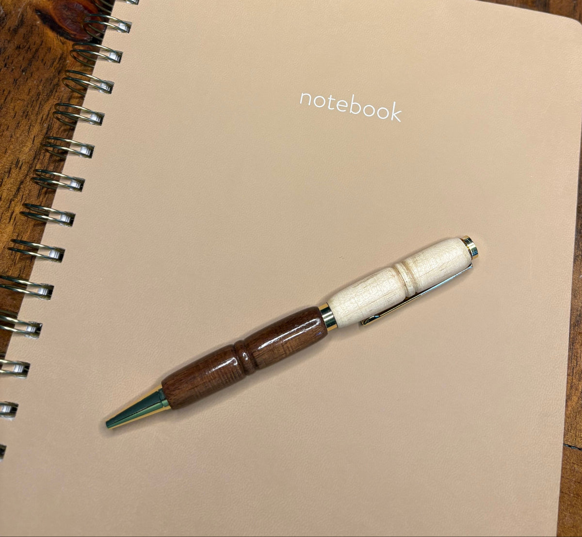 Walnut & Maple Ball Point Pen