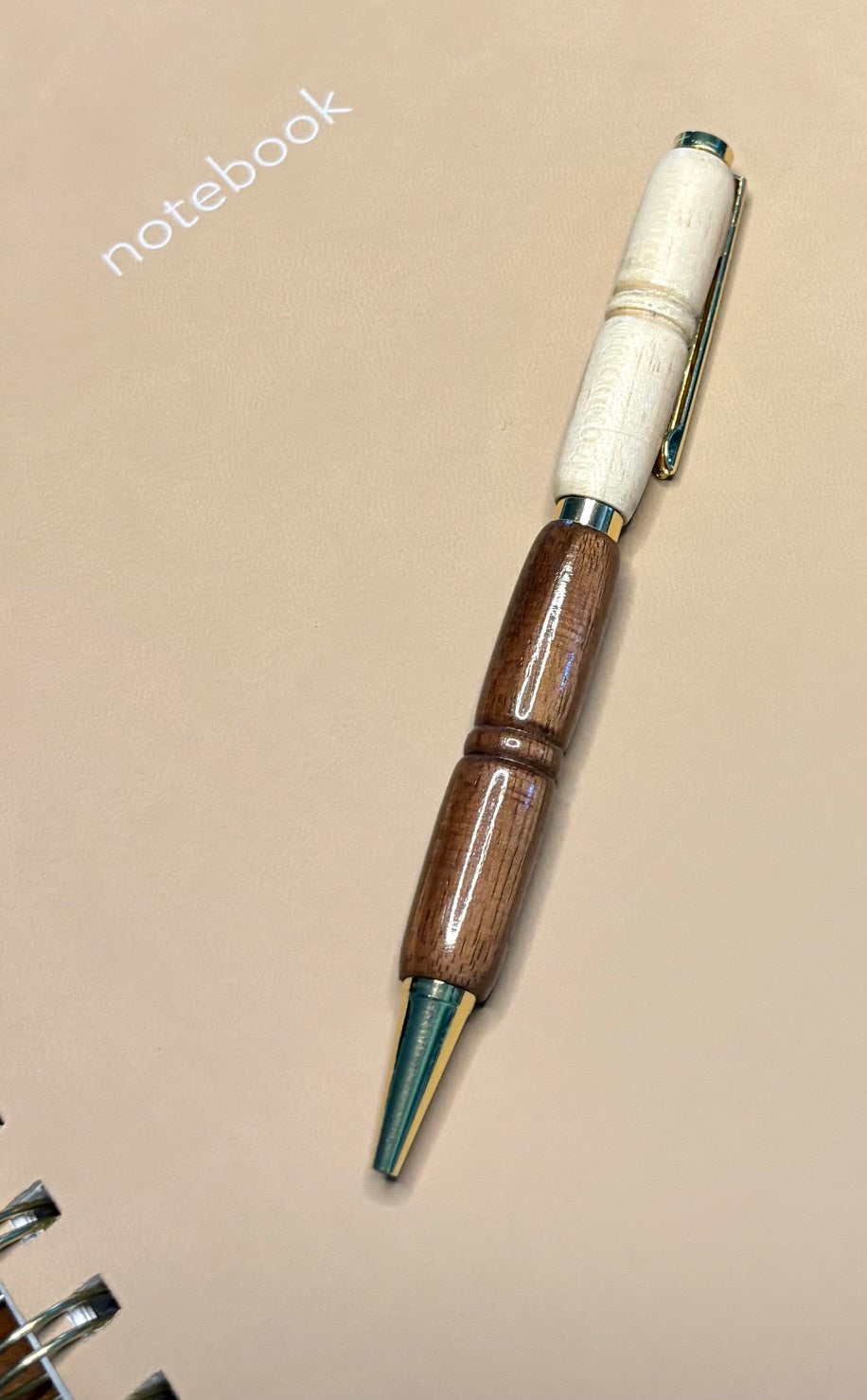 Walnut & Maple Ball Point Pen