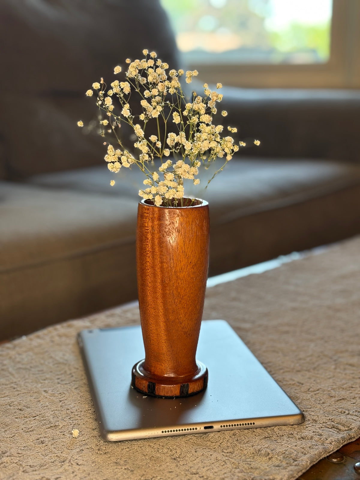 Mahogany vase
